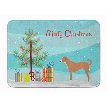 Carolines Treasures Australian Pinscher Christmas Machine Washable Memory Foam Mat BB8452RUG